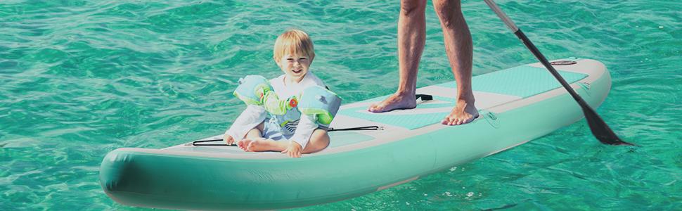 Inflatable Paddle Board Paddleboard Inflatable Stand Up Paddle Board SUP Board with Premium Full Accessories 120"x30"x6" for Youth & Adults Have Fun in Oceans, River and Lakes Inflatable Paddle Board Paddleboard Inflatable Stand Up Paddle Board SUP Board with Premium Full Accessories 120"x30"x6" for Youth & Adults Have Fun in Oceans, River and Lakes