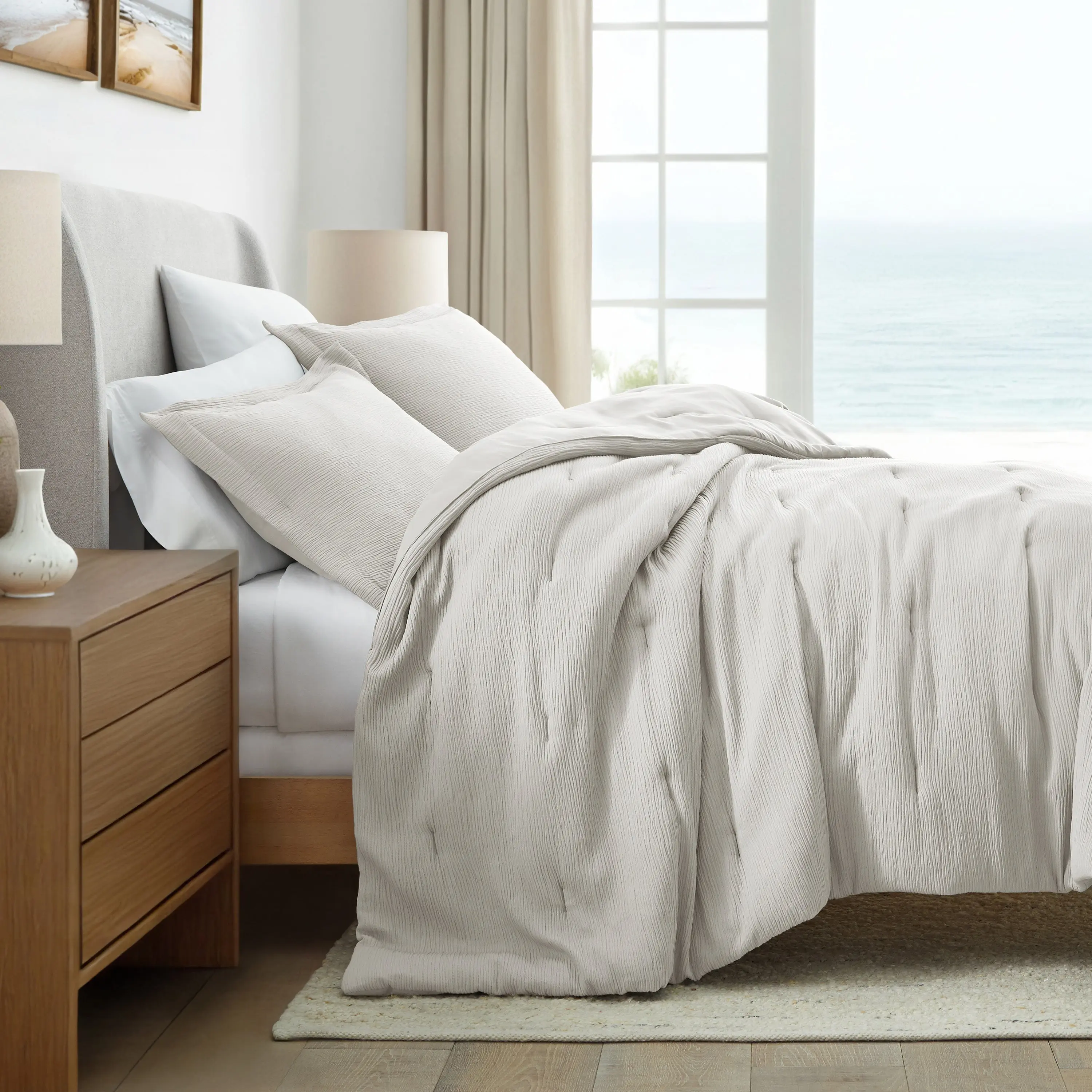 Cloud Weave Textured Down-Alternative Comforter Set
