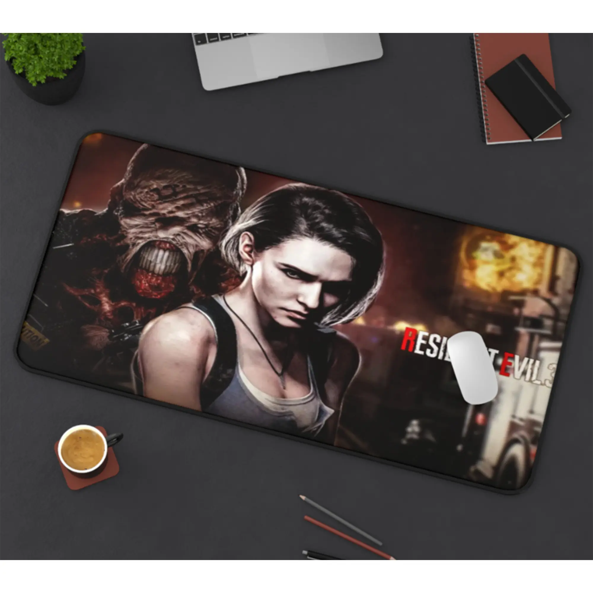 Resident Evil Desk mat, Gaming Mouse Pad, Home Decor, Gift for Gamers