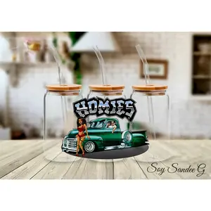 Mini Homies Green Lowrider - UVDTF Decal for cups/hard surfaces sticker