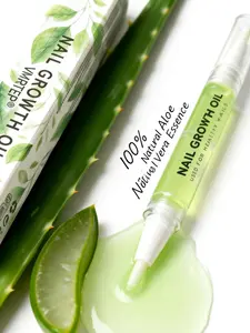 [BUY 1 GET 1 FREE] Gel Nail Polish- 100% Organic, Strengthening Brightening Nail Oil Dry Weak and Brittle Nails Vitamins Manicure Moisturize Cuticle Oil Pen Moisturizing Moisture