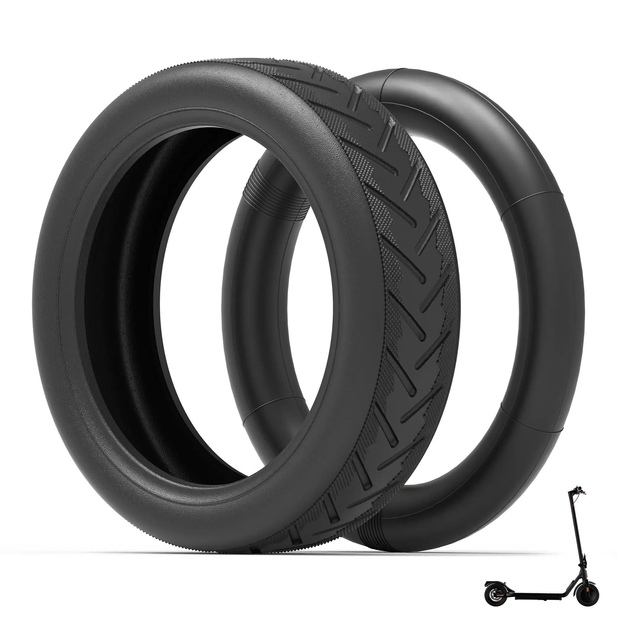 8.5-inch tire and inner tube—replacement wheel for 50/75-6.1 specification electric scooters; compatible with most scooters (such as Gotrax GXL V2/Xiaomi M365); 8.5x2 electric scooter tire (1 set)