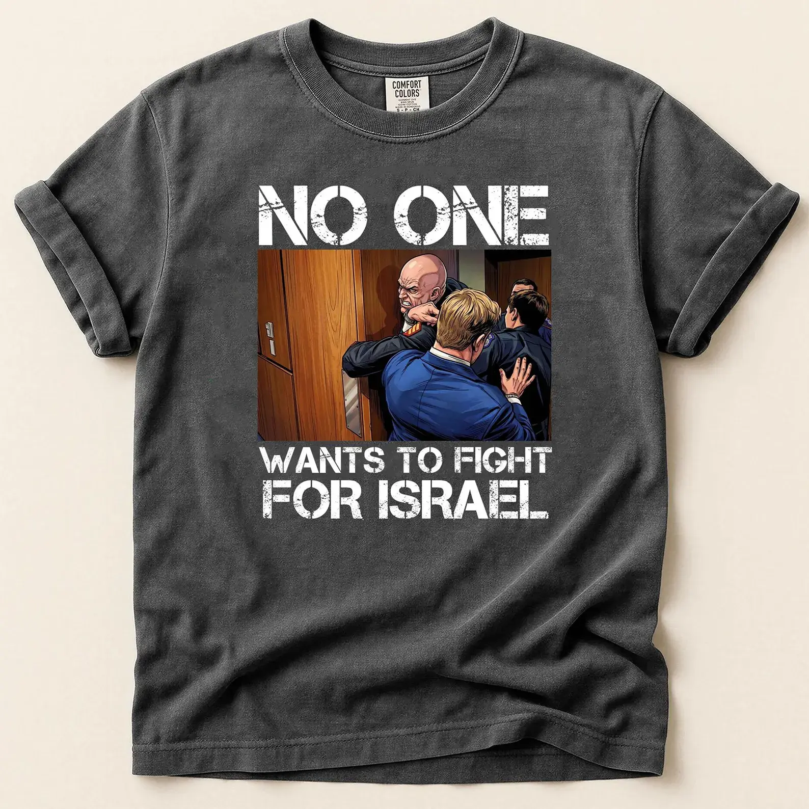 No One Wants To Fight for T-shirt, Comfort Colors Senate Protest Shirt, US Marine Veteran Tee, Unisex Cotton Graphic Tee