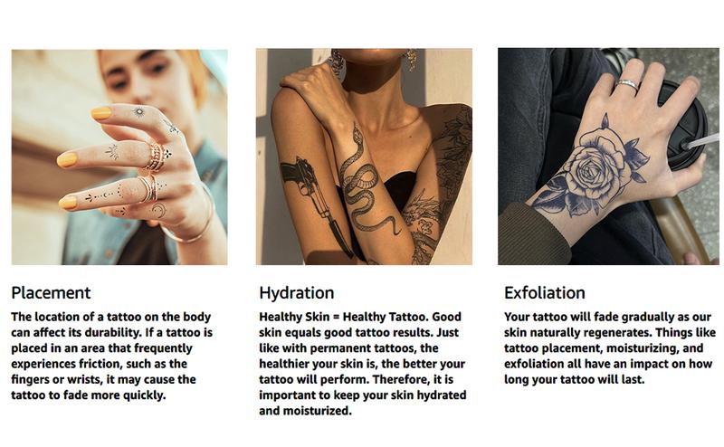 INKARTLINK Tattoo Tech, 2 Sheets Semi-Permanent Temporary Tattoos, Cute Dogs And Cats, Adult Art Design,Lasts 1-2 Weeks, Waterproof, Realistic Look, No Adhesive, No Reflection,For Man And Woman,Ideal for Swimming, Party