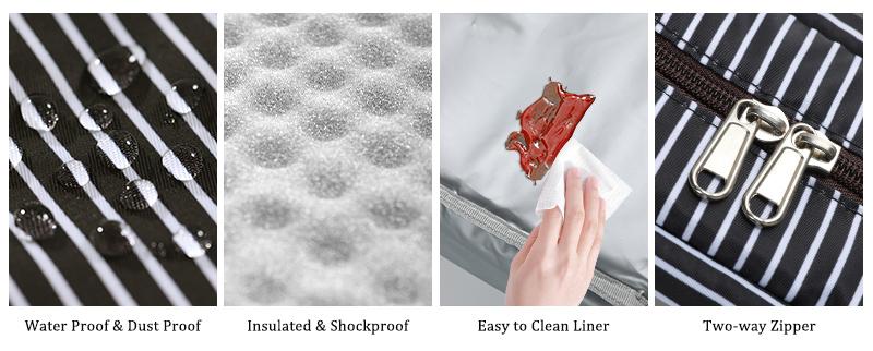 Diaper Bag Baby Bag Mommy Tote Bag Organizer Bag Insulated Baby Bottle Bag 11L for Travel Daily Use for Women