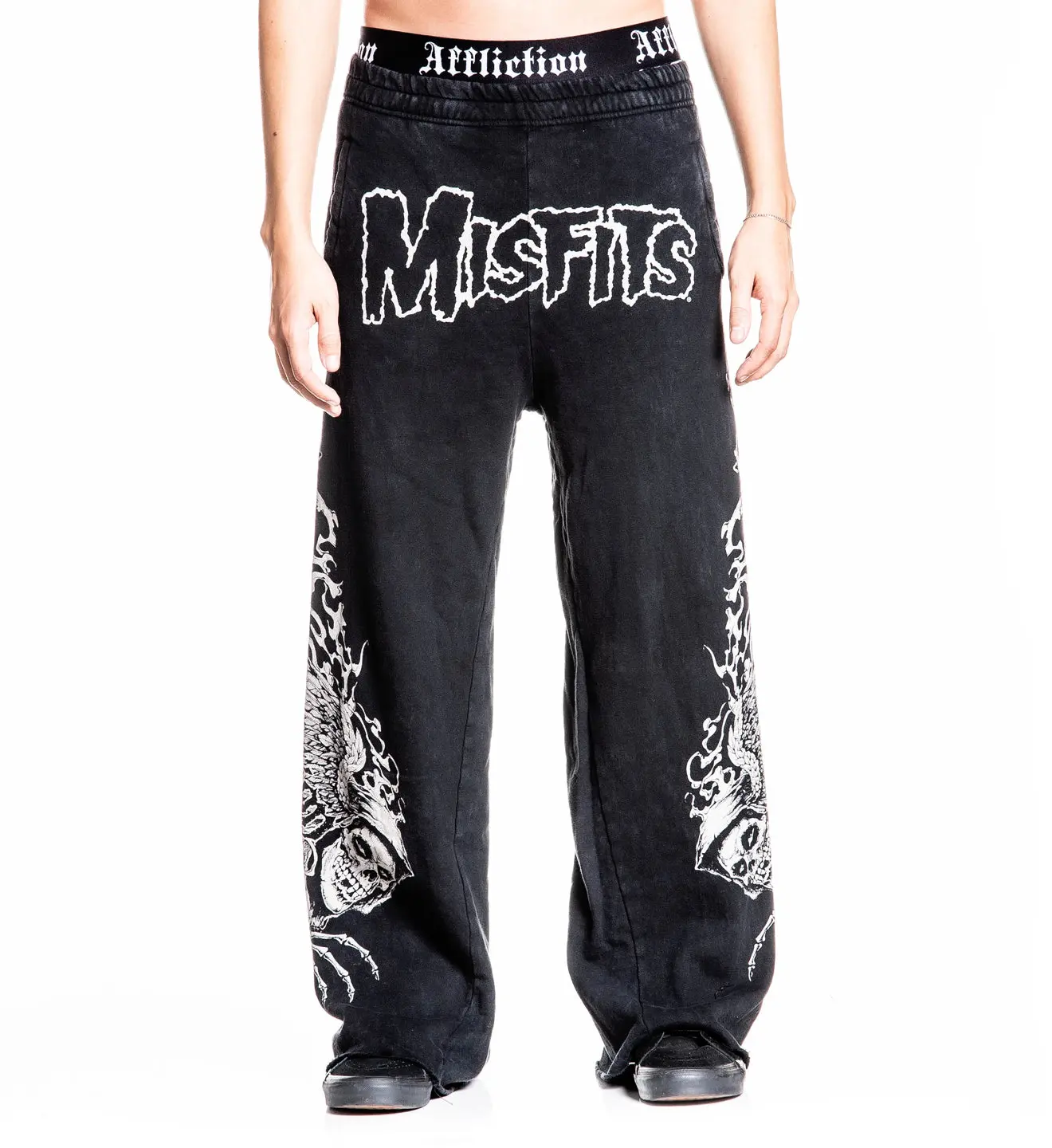 Affliction Men's Sweatpants Misfits Wings Affliction Men's Sweatpants Misfits Wings