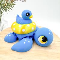 Jumbo Rubber Duck Turtle