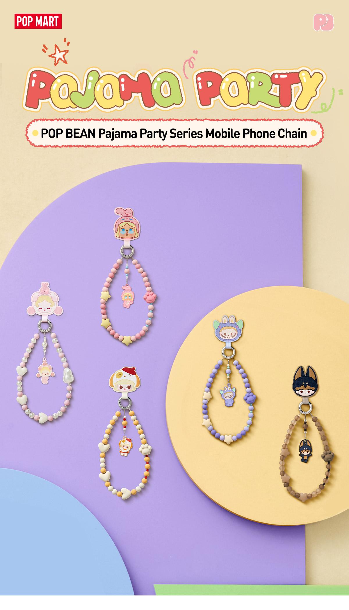 [Spanish] – POP BEAN – Fiesta de Pijamas – Colgante para Teléfono en Caja Sorpresa