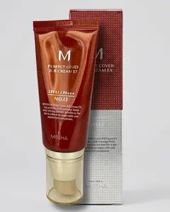 MISSHA M Perfect Cover BB Cream No.13 Bright Beige - MISSHA BB CREAM SPF 42 PA+++ 1.69 Fl Oz Flawless Makeup