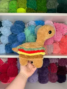 Crochet Burgersaurus