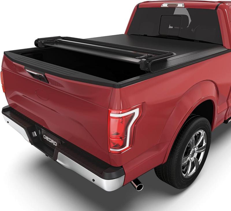[Fits 2015-2025 Ford F-150] 5.5 Ft Bed, Soft Quad Fold Truck Tonneau Cover