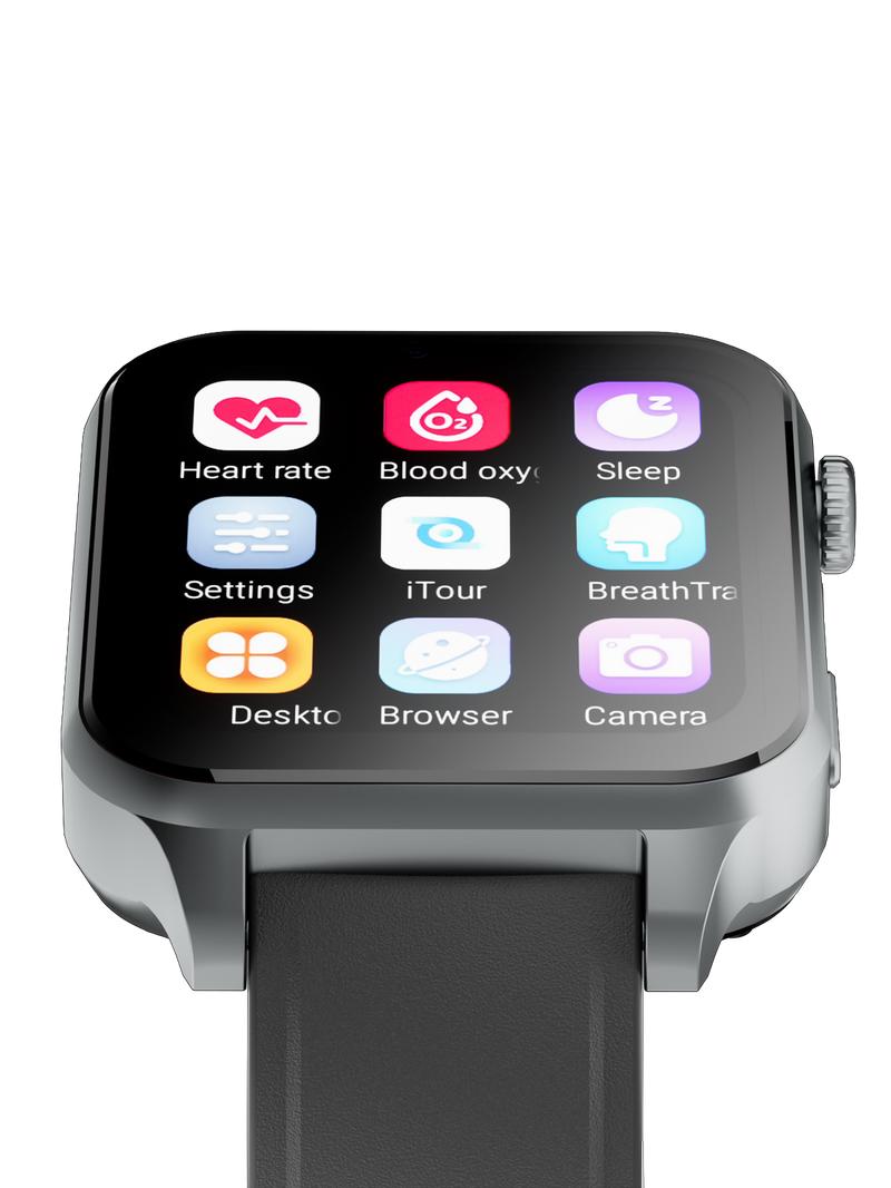 iTourTranslator AI Translator Smart Watch, Real Time Language Translator 127 Languages, Offline Translation Device for Men Women, Fitness Tracker Smartwatch with HR, Sleep Monitor, 9 Sport Modes