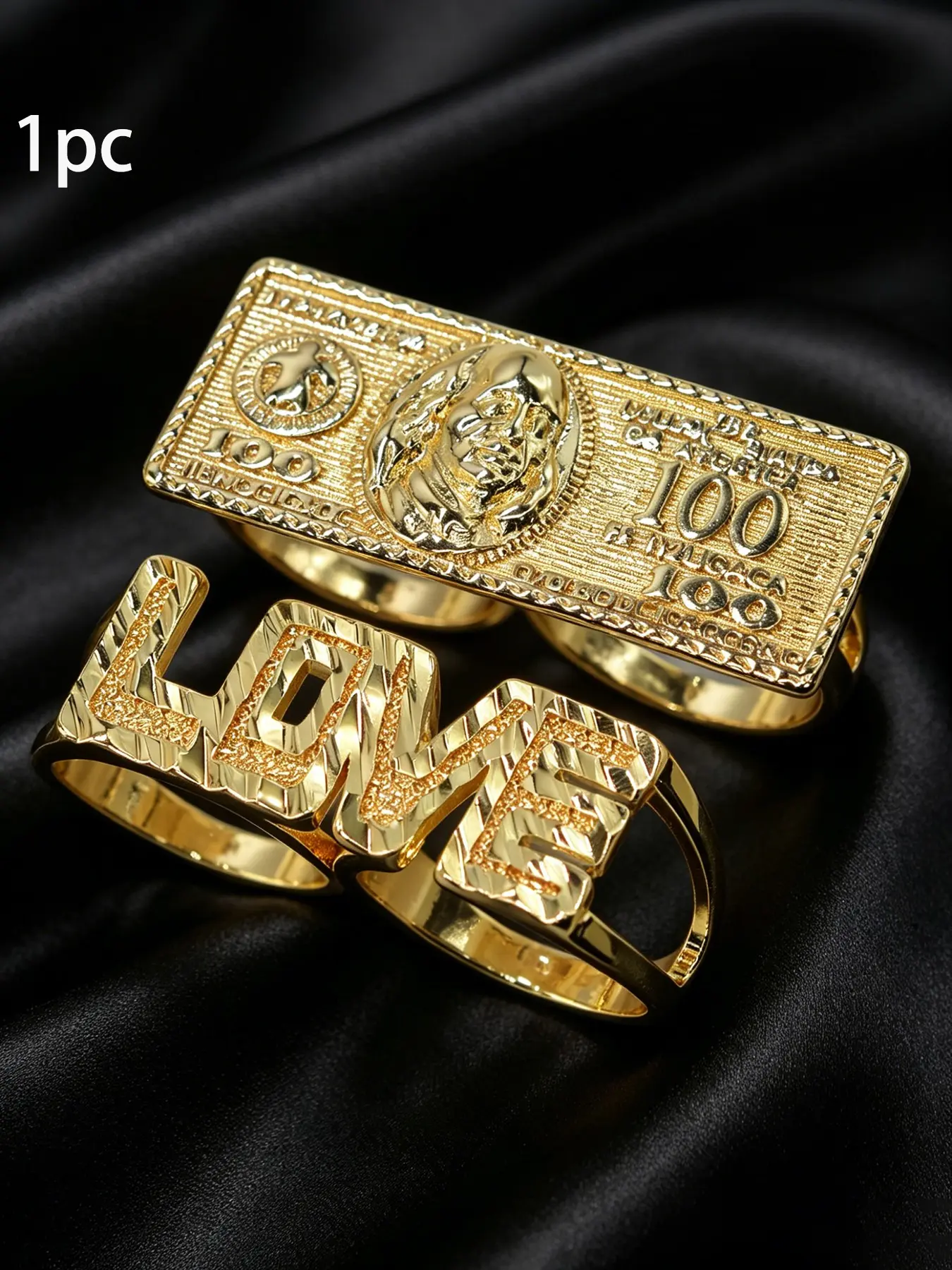 Men's Fashionable Engraved Vintage Embossed Fashion Rings, Perfect Party Jewelry Gift for Halloween Christmas Valentine's Day Birthdays