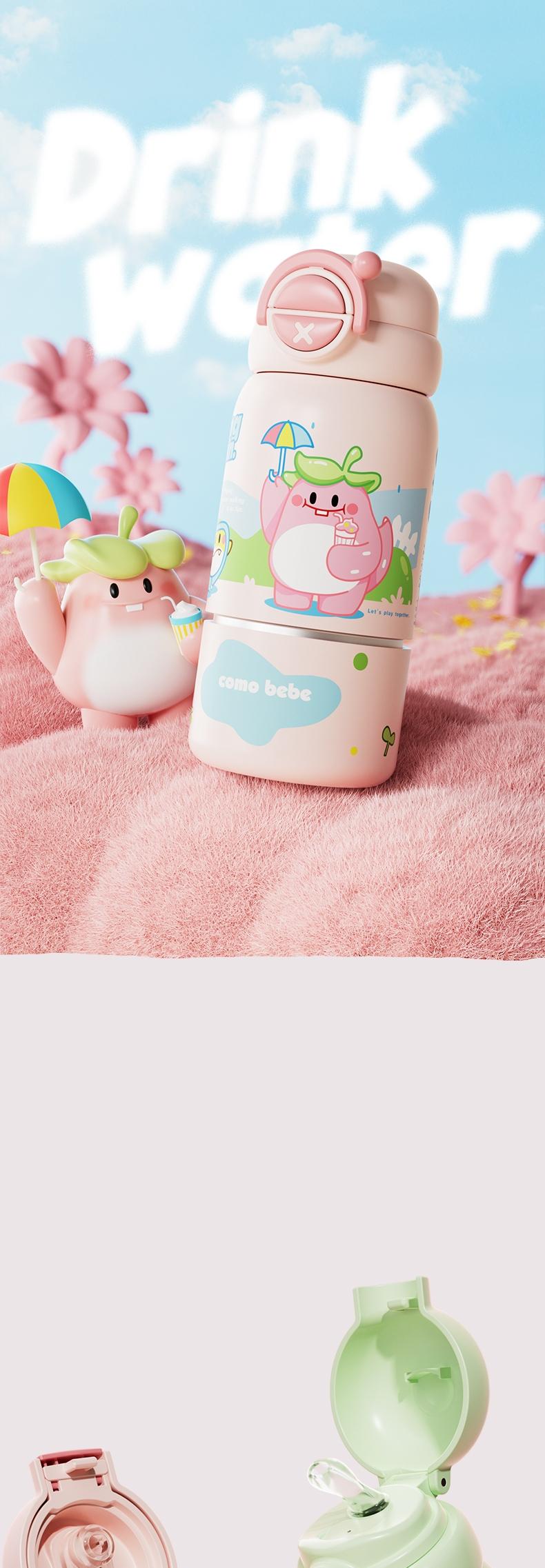 【COMOBEBE】16oz 3-in-1 Stainless Steel Cup – Straw, Sip & Removable Base Cup for Drinking, Triple Insulated, Versatile & Fun for All Ages. 【COMOBEBE】16oz 3-in-1 Stainless Steel Cup – Straw, Sip & Removable Base Cup for Drinking, Triple Insulated, Versatile & Fun for All Ages.