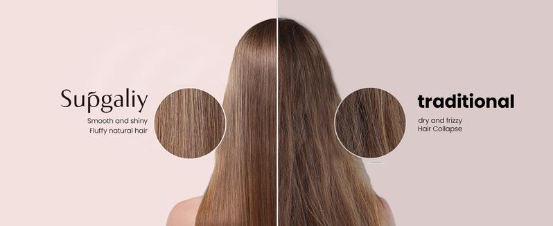 SUPGALIY Hair Straightener 2 in 1 Wet to Dry Hair Dryer and Straightener  High-Speed Airflow Rapid Heat-Up  Pink Curly Iron Portable Curler, TikTokShopBlackFriday TikTokShopCyberMonday