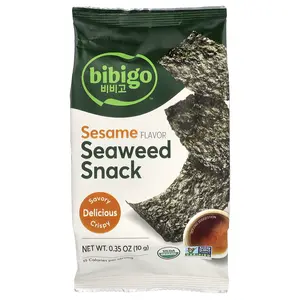 Bibigo Seaweed Snack, Sesame, 0.35 oz (10 g)