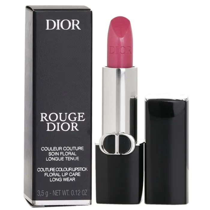 DIOR Rouge Dior Couture Lipstick - Velvet & Satin Finishes, #277 Osee Satin, Makeup Cosmetic with Flower, Shea & Pomegranate Infusions, Hydrating