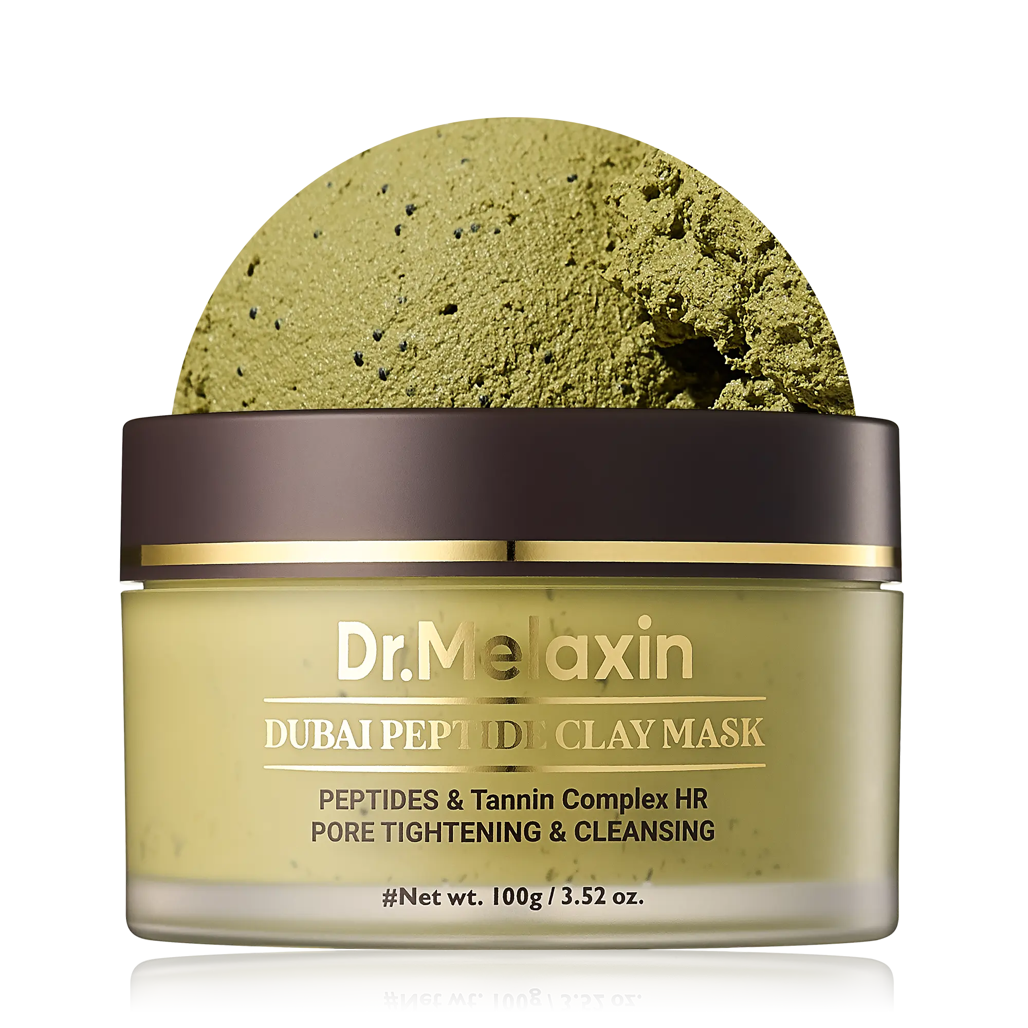 [Dr.Melaxin Official] Dubai Peptide Clay Mask - Mask for Tighten Pores, Blackheads, Sebum Control - Glass & Smooth skin Cleansing Skincare