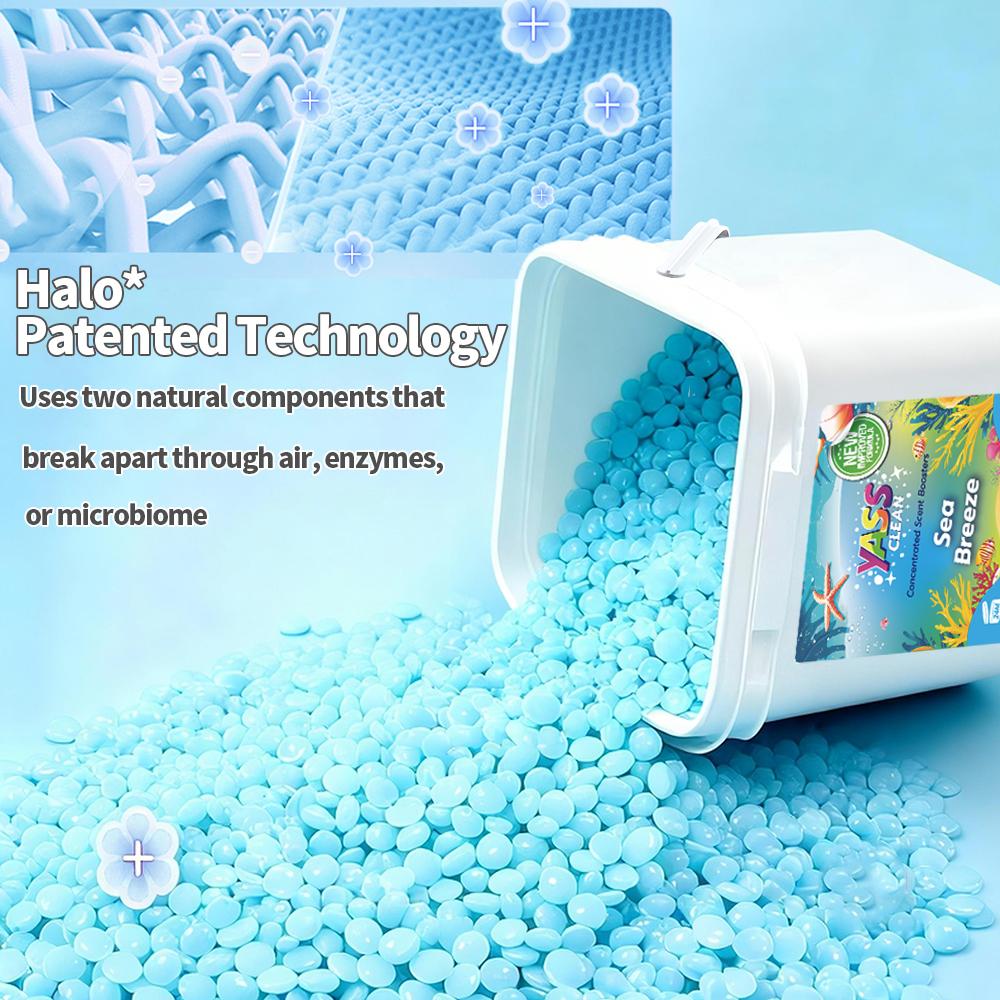 Yass Clean New improved Formula Scent Booster Laundry Beads 2.5L 1.8KG 64 oz In-Wash Scent Booster Beads for Fresh Scent Up to Weeks in Storage Suitable for Sensitive Skin