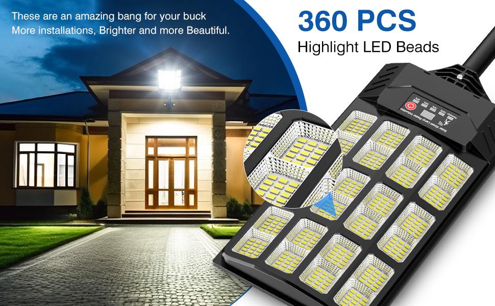 4Pack Solar Street Lights Outdoor, 6500K Solar Lights Outdoor Waterproof with Motion Sensor, Solar Flood Security Lights with Remote Control Dusk to Dawn Commercial Lighting for Yard Path Led High Efficiency Smart 4Pack Solar Street Lights Outdoor, 6500K Solar Lights Outdoor Waterproof with Motion Sensor, Solar Flood Security Lights with Remote Control Dusk to Dawn Commercial Lighting for Yard Path Led High Efficiency Smart