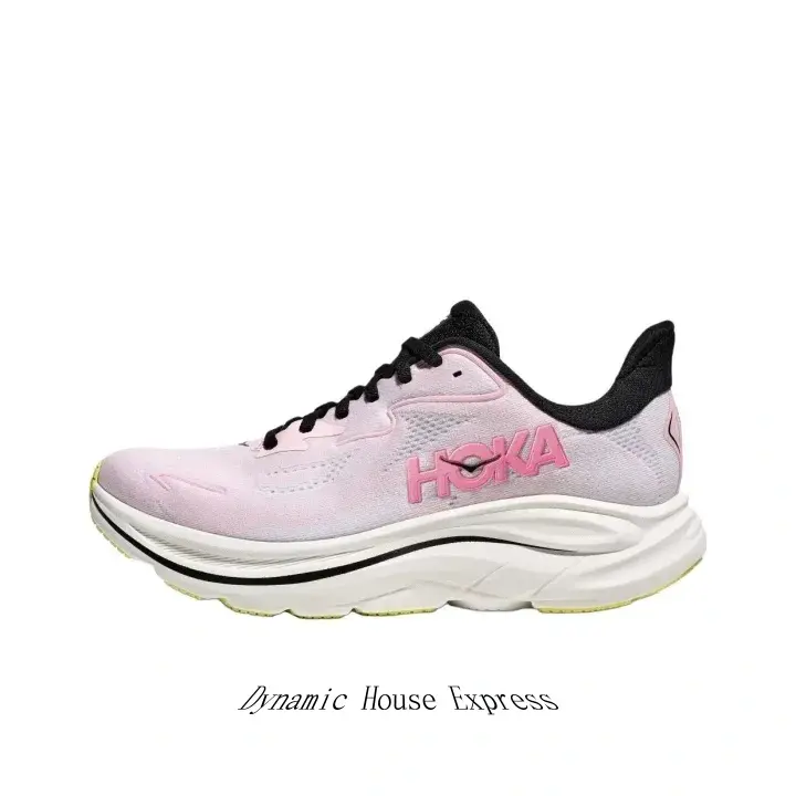 Pastel Pink Mesh Upper Athletic Sneakers with White Sole & Black Details - Lightweight Non-Slip Sole, Cloud-Like Cushioning for All-Day Wear, Casual Running Shoes