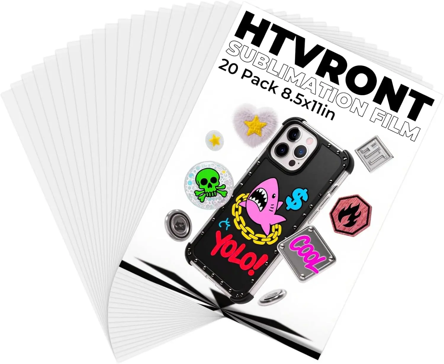 A4 Sublimation Film Bundle - 5 Pcs/10 Pcs/20 Pcs, For H17 Phone Case Heat Press