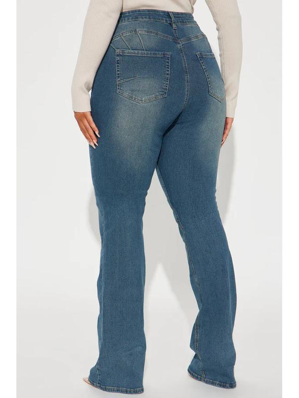 Tall Tucson Booty Lifting Stretch Bootcut Jeans Dark Wash Regular 34" Inseam & Tall 37" Inseam Medium Stretch 5 Pocket 11" High Rise