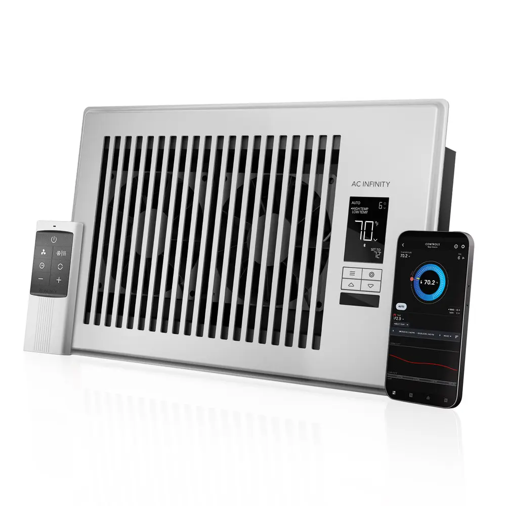 AIRTAP T6, Smart Register Booster Fan 6" x 10" White
