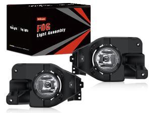 Nilight Fog Lights Assembly Compatible with 2013 2014 2015 Ford Explorer w/H11 12V 55W Bulbs Clear Lens Driver and Passenger Side