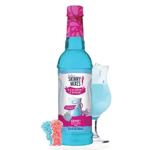 Jordans Skinny Syrups Skinny Sour Genie Syrup Sweet Beverage Flavoring with Tangy Flavor 750ml Bottle Blueberry Sugar Free Keto Friendly Gluten Free Kosher
