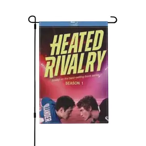Heated Rivalry Garden Flag 12x18 Inch Double Sided Decoration for Outside Yard