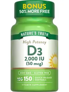 Vitamin D3 2000 IU (50 mcg)