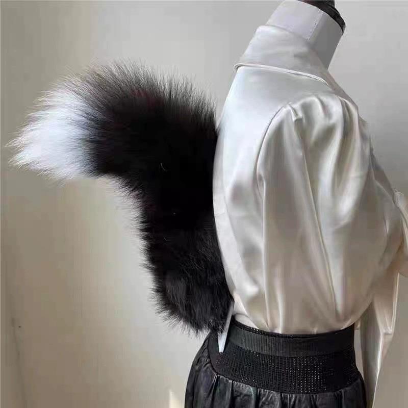 15inch Voice Control Electric Remote Control Tail Super Cute Anime Style Faux Fur for Cosplay Halloween Valentine's Day Carnival Costumes Fun Design Durable Material Basic Minimalist Fashion Womenswear Clothes Essential Rechargeable USB Model Luxury Chri