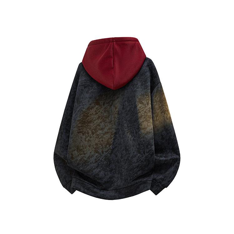 Men's Autumn And Winter Vintage Colorblock Patchwork Loose Fit Couple Hoodie, Men's Everyday Wear, Soft And Comfortable, Loose Versatile Warm Long Sleeve Hooded Jacket, Men's Hoodie Men's Autumn And Winter Vintage Colorblock Patchwork Loose Fit Couple Hoodie, Men's Everyday Wear, Soft And Comfortable, Loose Versatile Warm Long Sleeve Hooded Jacket, Men's Hoodie