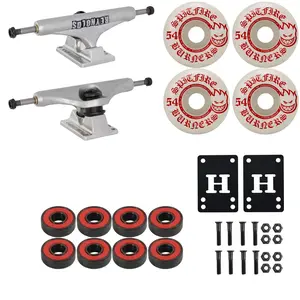 Upgrade Your Skateboard Parts Package - Independent Trucks, Sptifire Wheels, Abec 5 Bearings