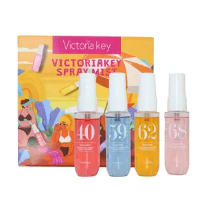 FADUIIO 4PCS Body & Hair Fragrance Mist Set – 40ml Long Lasting Perfume Spray Collection, Sweet Floral & Warm Scents for Women