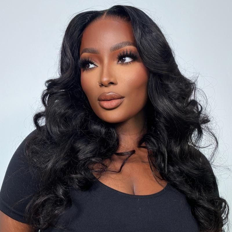 UNice Bye-Bye Knots Glueless 7x5 HD Lace Body Wave Wig With Pre Plucked Hairline 100% Human Hair Beginners Friendly Natural Scalp ##tiktokshopjumpstartsale