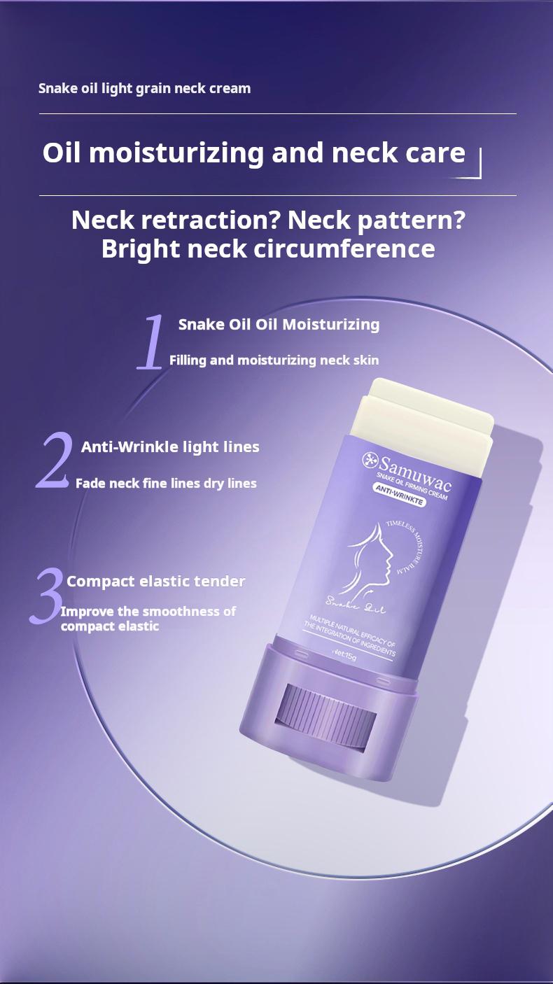 Samuwac Neck care stick, Oil-nourishing, firming & lifting firming neck cream Moisture Moisturizing Samuwac Neck care stick, Oil-nourishing, firming & lifting firming neck cream Moisture Moisturizing