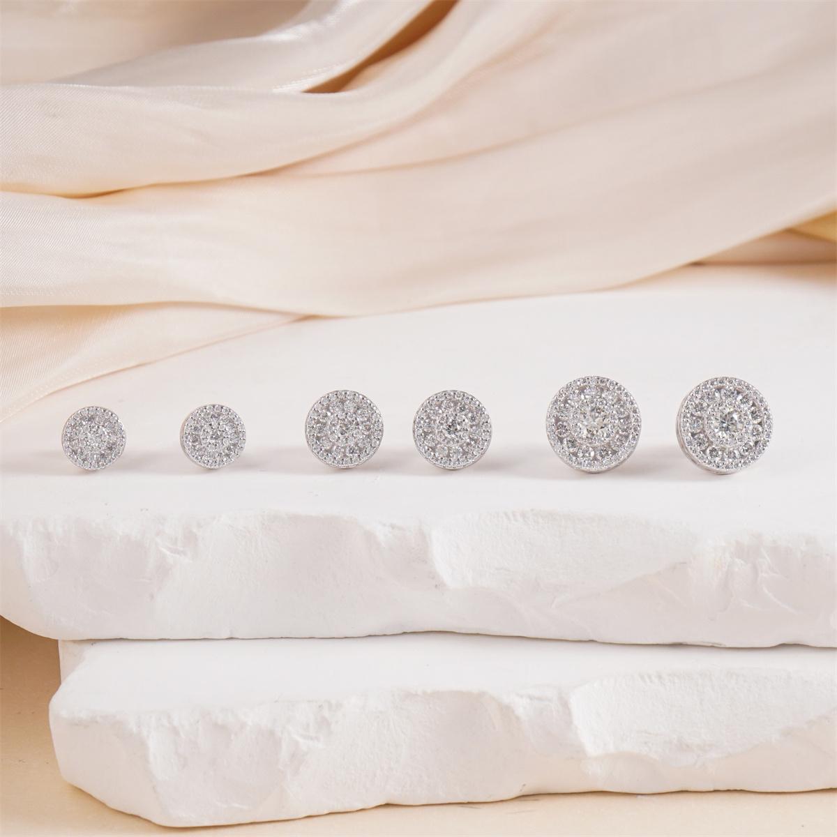 Delzzad 18K Gold-Plated Hip Hop Bling Out Circular Stud Earrings Lab-Created Moissanite Stud Earring S925 Sterling Silver Moissanite Jewelry Perfect Birthday Mother’s Day Christmas Gift for Men Women Wedding Set Delzzad 18K Gold-Plated Hip Hop Bling Out Circular Stud Earrings Lab-Created Moissanite Stud Earring S925 Sterling Silver Moissanite Jewelry Perfect Birthday Mother’s Day Christmas Gift for Men Women Wedding Set