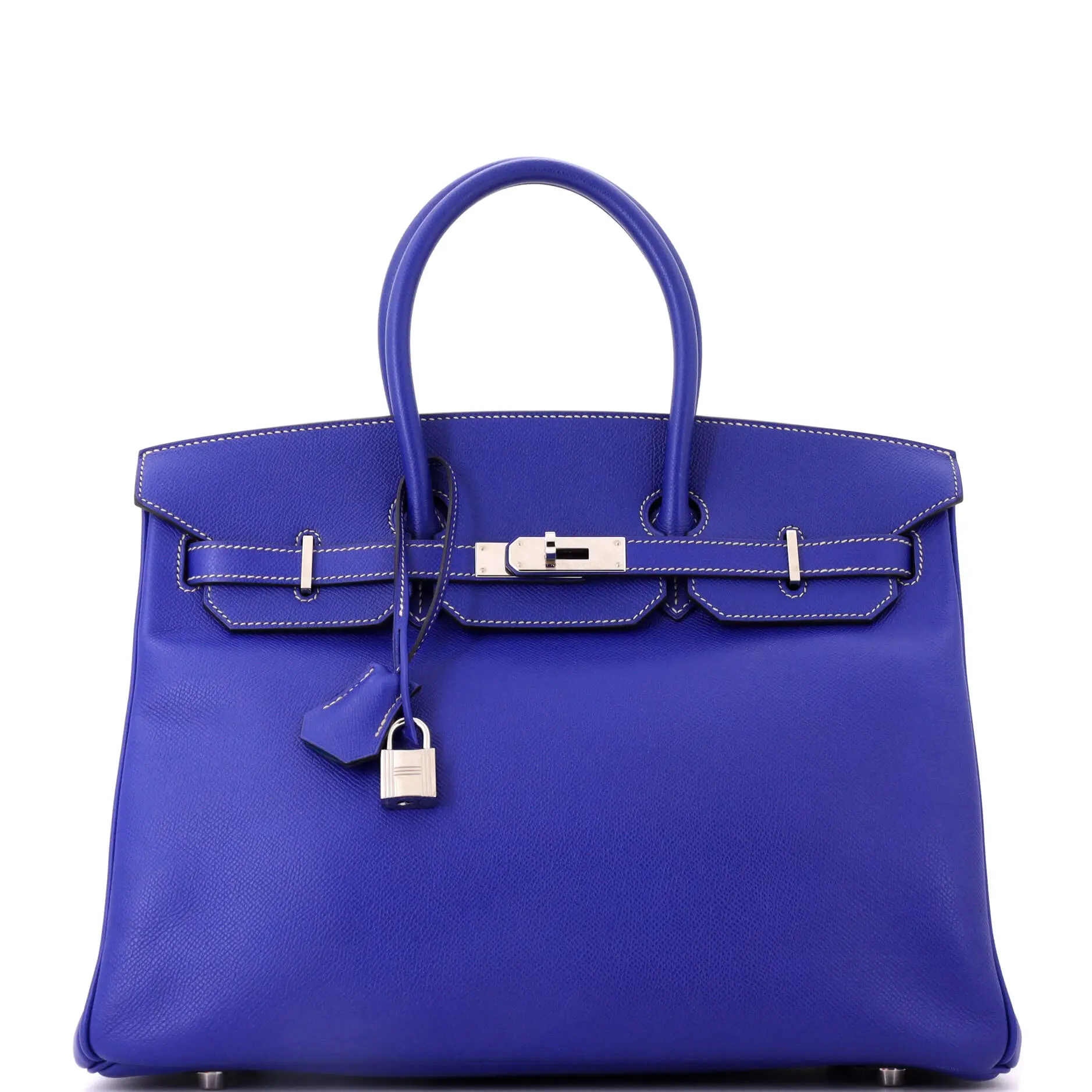 Pre-owned HERMÈS Leather Tote Bags REBAG Hermes Candy Birkin Bag Epsom 35 by Rebag