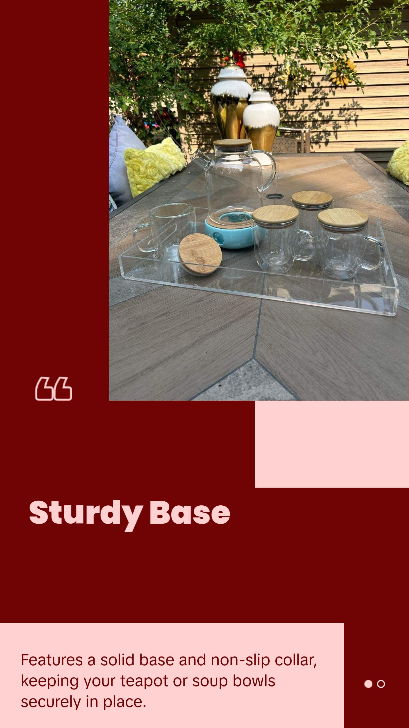 Warm & Cozy Ceramic Teapot Warmer, set of 1