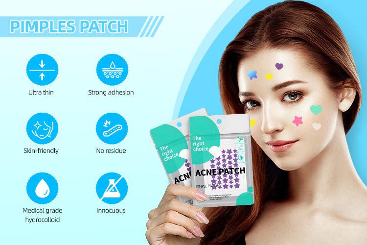 Pimple Patch for face, 2 sizes  Star Patch (240pcs) and Love Patch (216pcs)，Hydrocolloid Acne Patches，Witch Hazel Extract & Tea Tree Oil ， Skincare Skin Repair