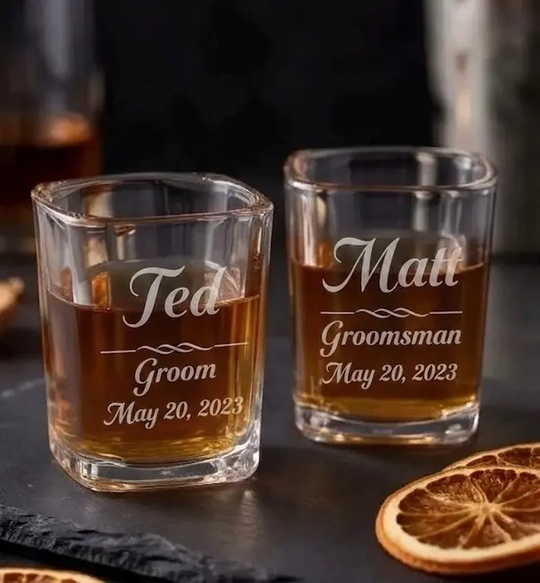 Personalized Precision Engraved Shot Glass