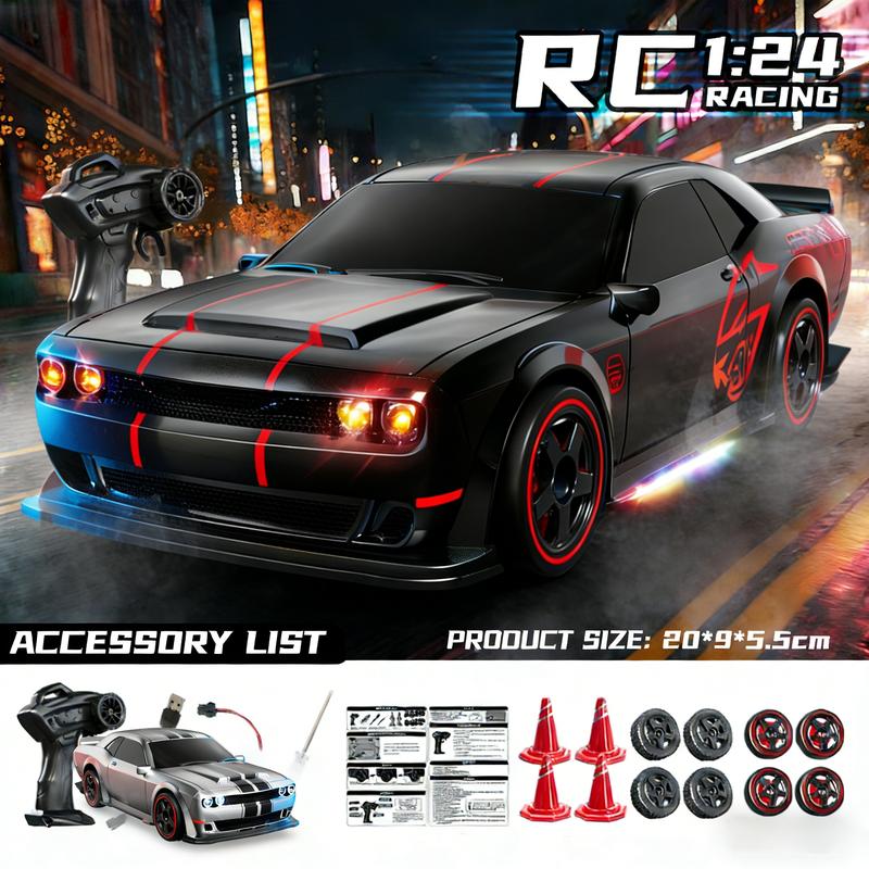 1：24 rc racing cars full proportional throttle ideal for solo practice neighborhood races birthday parties casual play and holiday gifts