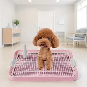 Leak-Proof Indoor Dog Toilet Training Tray – Pet Potty Solution for Dogs and Cats | Keep Floors Clean and Paws Dry with Easy-to-Clean Design puppy  litter  box Splash-Proof