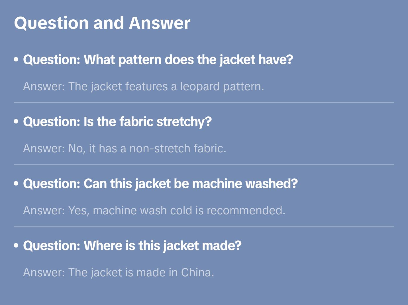 Leopard Patchwork Denim Jacket