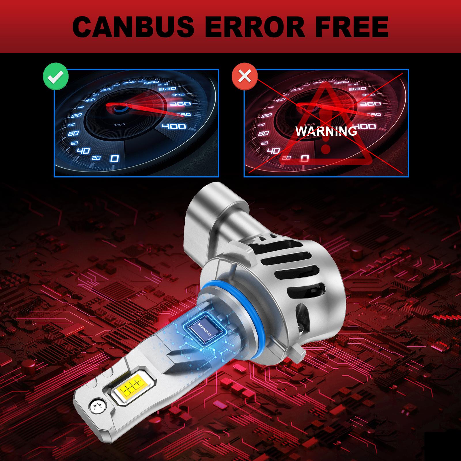 9005 HB3 LED Headlights Kit Low Beam Bulbs 7000LM Super Bright 6000K