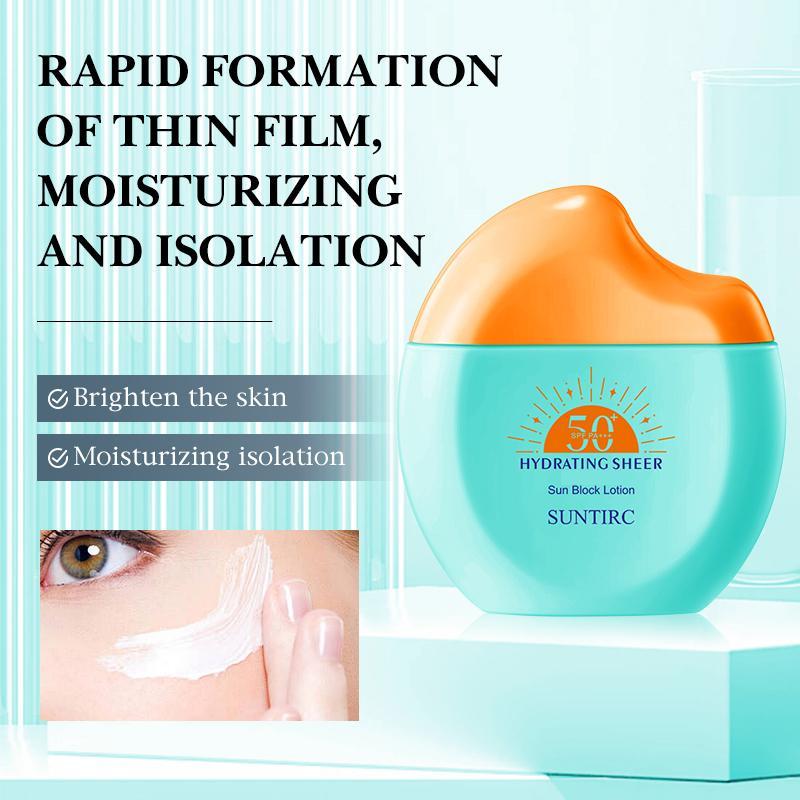 Sun Advanced Hydration Ultra-Lightweight Face Sunscreen SPF 50 with Hyaluronic Acid & Humectants, Hydrating Sunscreen for Face, Non Comedogenic and Hypoallergenic,