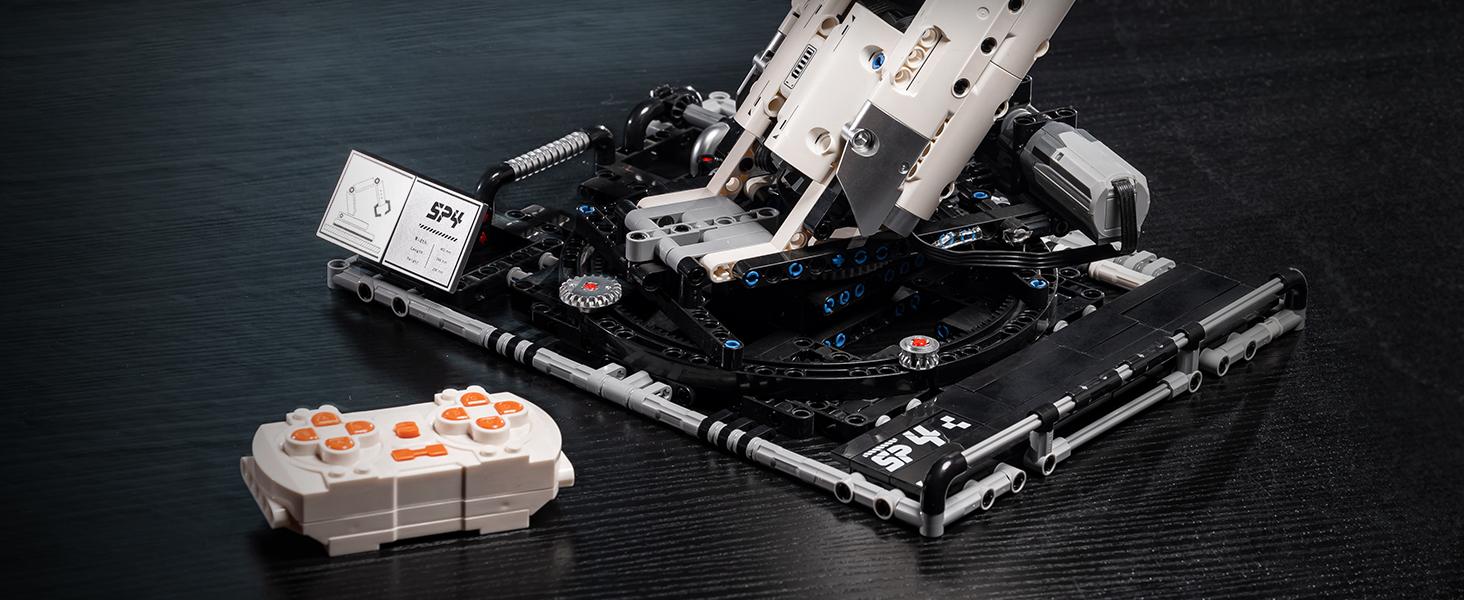 Mechanical Technical Arm Building Blocks Set  Toy Set with Remote Control and 8-Way Control STEM Educational Toys Easter Gifts for Kids Set for Boys and Girls 8-14  Technic Robotic Arm Set for Adult(784Pcs