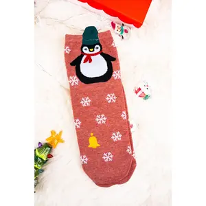 Let It Snow Penguin Socks